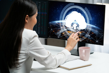 Cloud computing software for brisk remote work and personal data storage