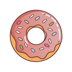 giant doughnut vector icon, giant doughnut vector illustration - simple illustration of giant doughnut, perfect for logos,and giant doughnut -themed designs.