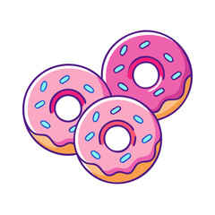 mini doughnuts vector icon, mini doughnuts vector illustration - simple illustration of mini doughnuts, perfect for logos,and mini doughnuts -themed designs.