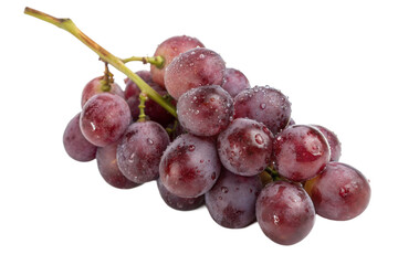 Racimo de uvas moradas aisladas