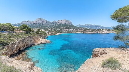 A cozy sunset beach scene, with driftwood on the shore and the horizon bursting with shades of gold and orange.