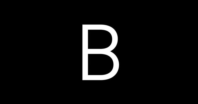 A bold, uppercase letter B, rendered in a distressed, ink-splattered style.