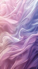 Fototapeta premium Delicate Waves of Light Pink and Violet Fabric Drapery Abstract Background for Artistic, Fashion, and Elegant Design Projects