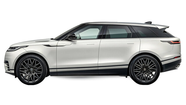 Range rover isolated on transparent background. 