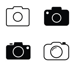 Download Camera Icon Set Vector Art And Graphics