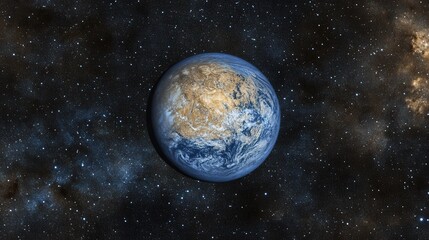 a view of earth in outer space