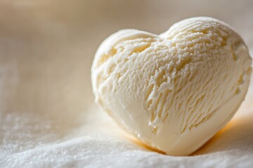 Heart of Vanilla Ice Cream