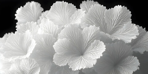 White Cabbage Leaves Illustration