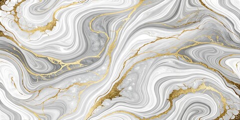 Obraz premium abstract background with waves Luxurious Marble Texture with Gold Accents
