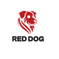 Red health dog logo