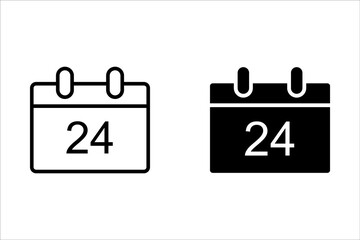 Calendar icons collection 1, 2, 3, 4, 5, 6, 7, 8, 9, 10, 11, 12, 13, 14, 15, 16, 17, 18, 19, 20, 21, 22, 23, 24, 25, 26, 27, 28, 29, 30. All days of yea. Vector illustration