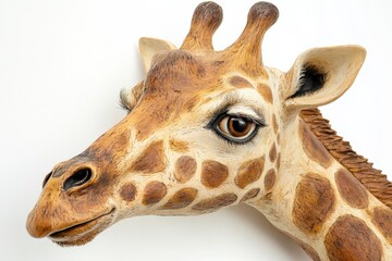 Obraz premium close-up of a giraffe head