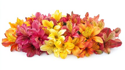 Obraz premium arrangement of colorful alstroemeria flowers