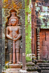 Wat Pho Champasak Historic temple complex UNESCO World Heritage Site. Laos
