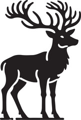 deer silhouette vector