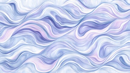 Fototapeta premium Soft Pink Wave Pattern in Pastel Tones for Seamless Background Design