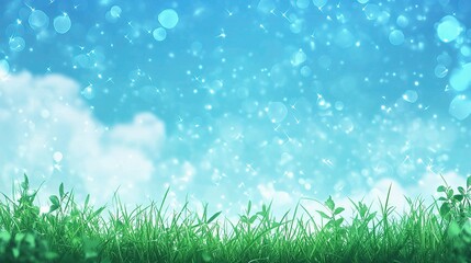 Fototapeta premium Abstract Green Concept for World Environment Day Celebration