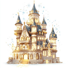 Fototapeta premium Whimsical Fairy Tale Castle