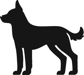 dog Vector silhouette