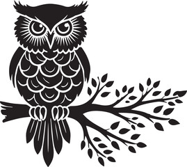 Obraz premium owl on tree