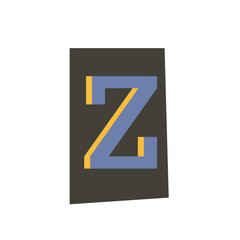 sticker cutout alphabet number retro