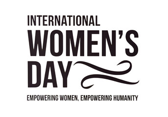Women's day template design with Transparent background