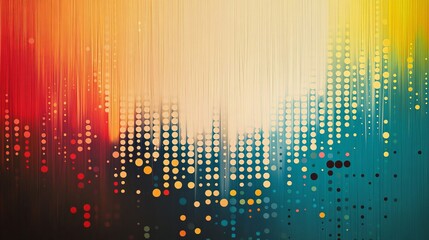 Serene Minimalism in Abstract Dotted Surfaces - Neutral Tone Gradients and Clean Design