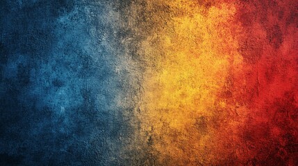 Obraz premium Colorful textured background blending blue, yellow, and red in a vibrant display