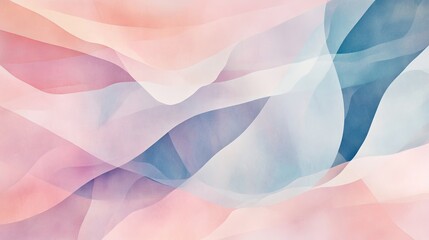 Obraz premium Serene Minimalist Abstract Composition with Soft Pastel Tones and Organic Shapes