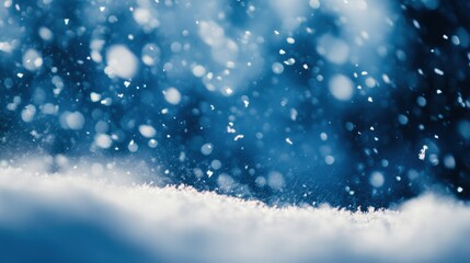 Naklejka premium Abstract winter snow field