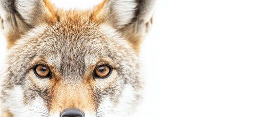 Fototapeta premium close up of a coyote's face