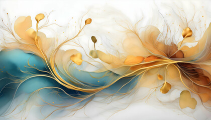 Abstract Mood of Connection background on white backgrounds