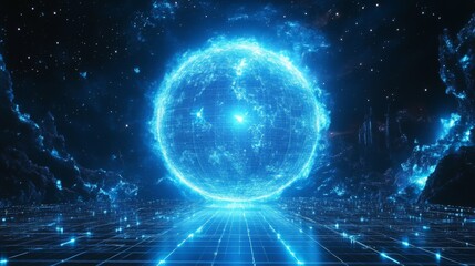 Obraz premium Futuristic Sci-Fi Portal