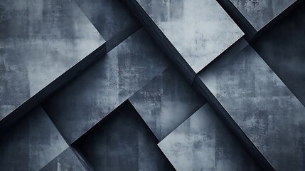Abstract Grey Concrete Geometric Shapes Background