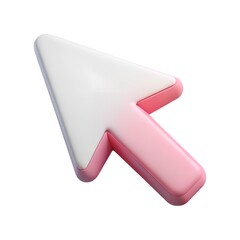 3d mouse cursor, 3D icon illustration