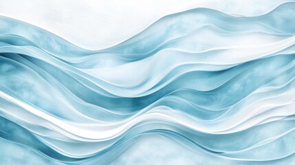 Fototapeta premium Abstract Blue Wave Pattern