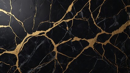 Luxury black marble texture with gold accents for sophisticated business designs