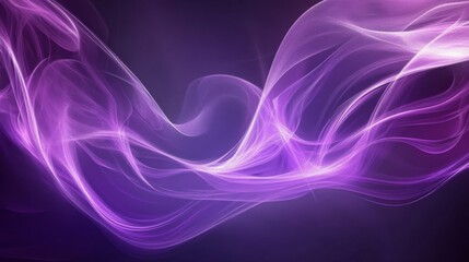 Naklejka premium Ethereal Purple Waves