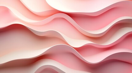 Abstract Pink Waves