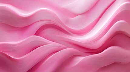 Obraz premium Pink Waves Abstract Background