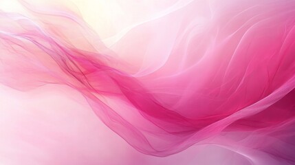 Fototapeta premium Abstract Flowing Pink Waves