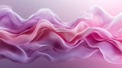 Fototapeta premium Abstract Pink Waves Background