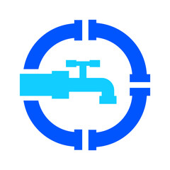 Obraz premium plumbing logo