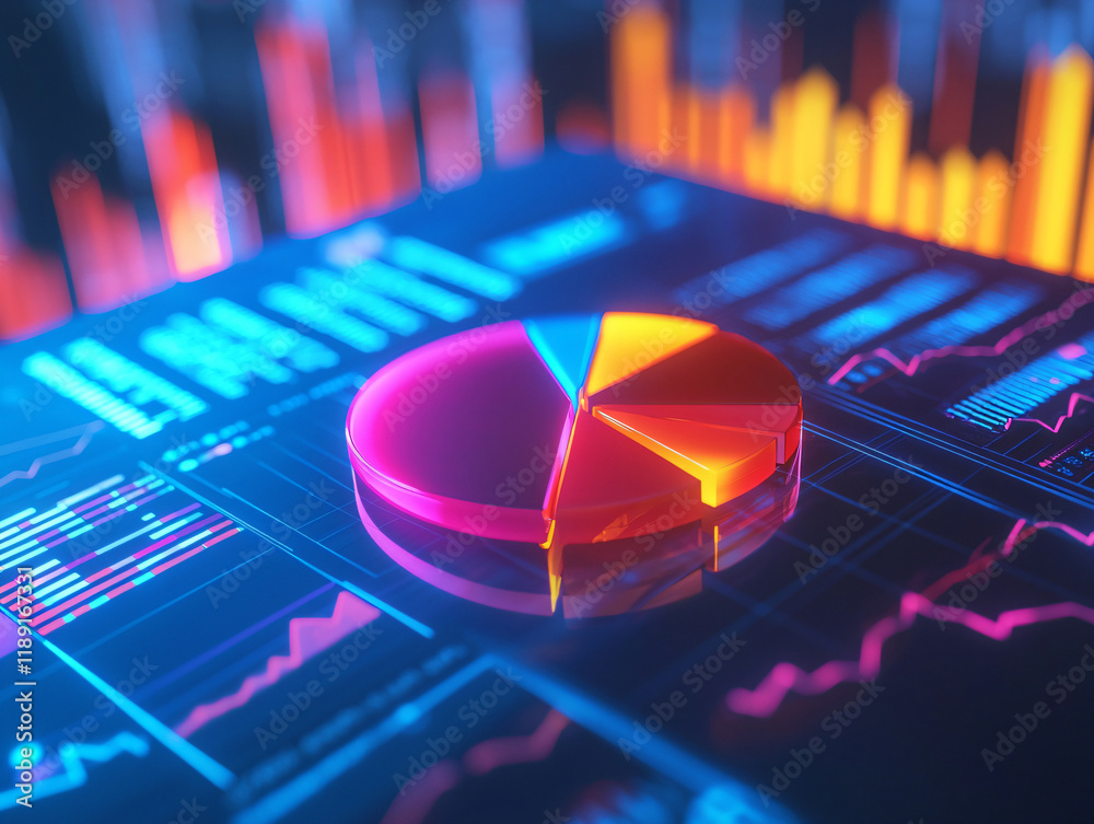 Wall mural Data Analysis Chart