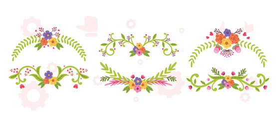 floral pattern with bright colorful flowers and tropic leaves on a white background. The elegant the template for fashion prints. Modern floral background. Trendy Folk style