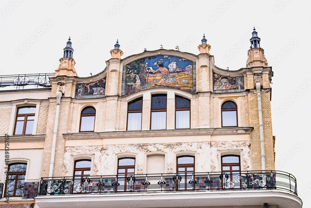 Canvas Prints facade of a building