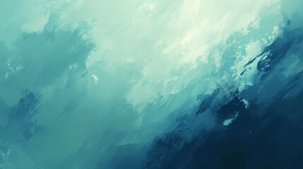 Vivid Abstract Painting Background with Dynamic Strokes and Minimalist Style for Visual Depth