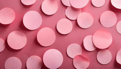 texture of paper pink polka dots