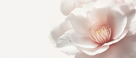 Obraz premium close up of a light pink flower