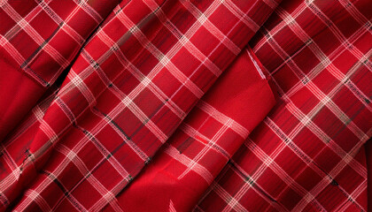 red christmas background plaid textured background